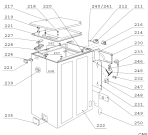 Схема №1 E 92 026 43 CYLINDA TP 4-11 W501E05A SE   -White 4_5 kg (900002921, W501E05A) с изображением Фиксатор для стиральной машины Gorenje 294621