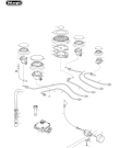 Схема №2 DEF909GW с изображением Субмодуль для плиты (духовки) DELONGHI 0329S003