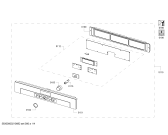 Схема №3 3HW440X с изображением Панель управления для духового шкафа Bosch 00778021