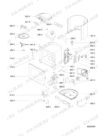 Схема №1 IL 10/WH с изображением Затычка для микроволновой печи Whirlpool 481245359904