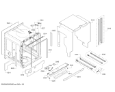 Схема №5 SHV88PW53N, SuperSilencePlus 40dbA с изображением Ручка для электропосудомоечной машины Bosch 10003449