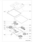 Схема №1 EPV 5460 AL с изображением Уплотнитель двери для плиты (духовки) Whirlpool 481240118814