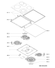 Схема №1 AKL 703 IX с изображением Поверхность для плиты (духовки) Whirlpool 481010632326