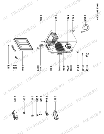 Схема №1 CF 16 S 2 с изображением Крышка для холодильника Whirlpool 481010767425