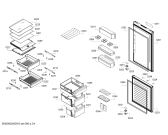 Схема №3 KGF49SM30, Bosch с изображением Модуль управления, запрограммированный для холодильника Bosch 12020286