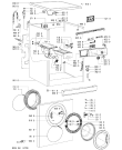 Схема №1 WAK 7440 с изображением Микромодуль для стиральной машины Whirlpool 481221470108