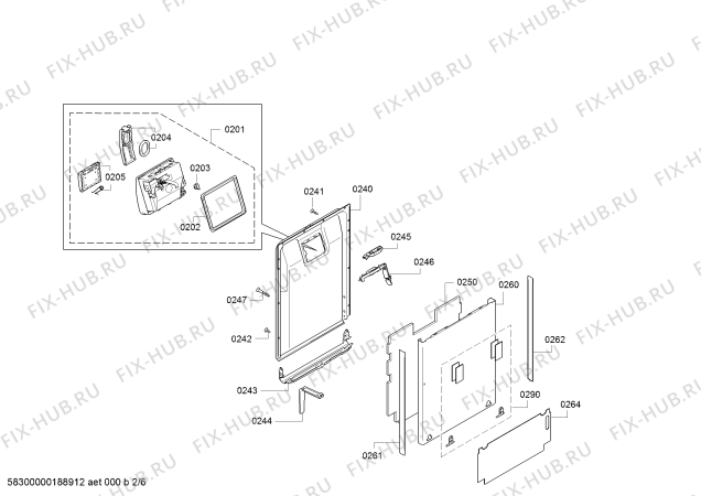 Схема №3 SPV53M00RU с изображением Краткая инструкция для посудомойки Bosch 00723551