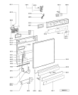 Схема №2 GSF 1481-1 WS с изображением Панель для посудомоечной машины Whirlpool 481245372301