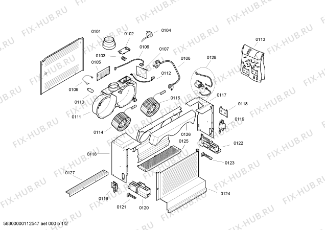Схема №1 DWFKB1E EDIP6700.0E с изображением Соединительный элемент для вентиляции Bosch 00420267