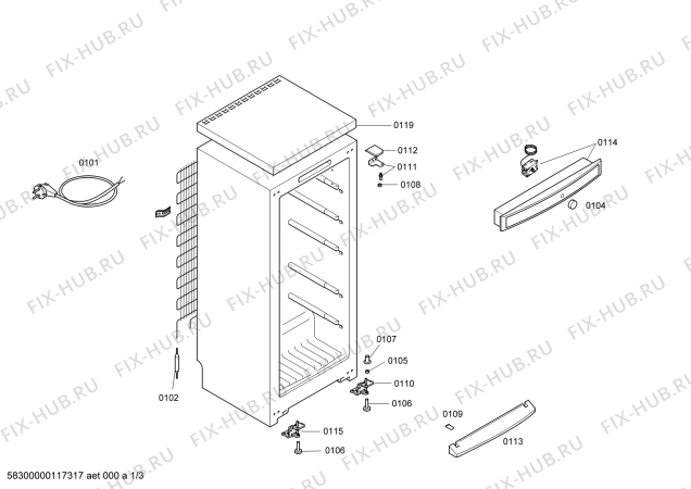 Схема №2 4GV1720A с изображением Дверь для холодильника Bosch 00246073