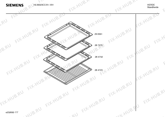 Схема №6 HL56023CC с изображением Инструкция по эксплуатации для духового шкафа Siemens 00521286