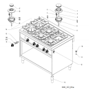 Схема №1 ADN611 (F106223) с изображением Всякое для плиты (духовки) Indesit C00501146