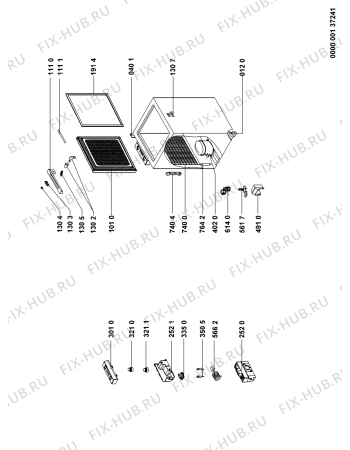 Схема №1 CFR 110A с изображением Дверь для холодильника Whirlpool 481241610204