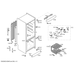 Схема №2 KG24V321 с изображением Стеклянная полка для холодильной камеры Siemens 00445025