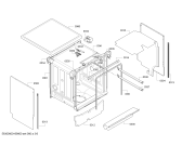 Схема №5 SN26V893EU с изображением Передняя панель для посудомоечной машины Siemens 00745203