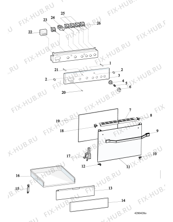 Схема №1 H5VMH6AXPL (F085396) с изображением Всякое для духового шкафа Indesit C00304985