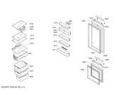 Схема №2 KISDDW00FF с изображением Емкость для заморозки для холодильной камеры Bosch 00449136