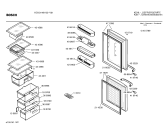 Схема №2 KGV31491 с изображением Передняя панель для холодильника Bosch 00435330