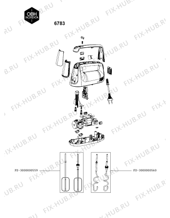 Схема №2 6783 с изображением Взбивалка для электромиксера Seb FS-3000000560