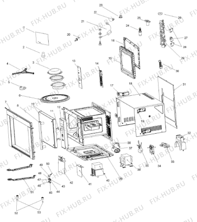 Схема №1 MWV81SA с изображением Другое для микроволновки Whirlpool 488000537997