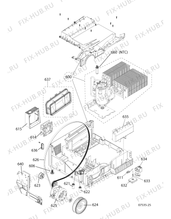 Схема №3 TCD9716CY1EU (F085957) с изображением Пластинка для стиральной машины Indesit C00307671