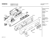 Схема №5 SE26230FF с изображением Передняя панель для посудомоечной машины Siemens 00351098