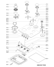 Схема №1 AKT466WH1 (F091951) с изображением Наставление для плиты (духовки) Indesit C00368457