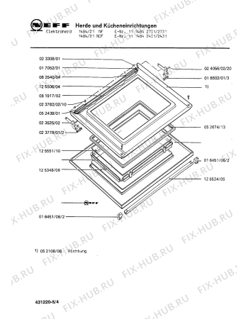 Схема №3 1310041104 1000/44W с изображением Переключатель для плиты (духовки) Bosch 00023294