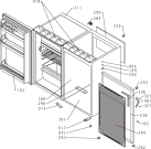 Схема №1 MK100S-L (313908, MKE100) с изображением Дверца для холодильной камеры Gorenje 528158