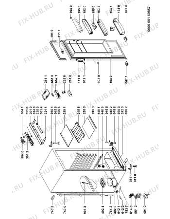 Схема №1 ARC17311 (F091201) с изображением Инструкция по эксплуатации для холодильной камеры Indesit C00346240
