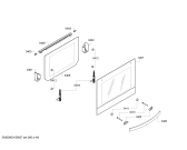 Схема №4 CH10454 Constructa Energy с изображением Фронтальное стекло для электропечи Bosch 00710430