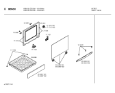 Схема №2 HSN280BEU с изображением Фронтальное стекло для плиты (духовки) Bosch 00354093