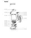Схема №1 BF663130/87 с изображением Элемент корпуса для электрочайника Tefal SS-200242
