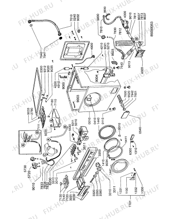 Схема №2 AWG 331/3 с изображением Винт для стиральной машины Whirlpool 481221458048