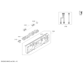 Схема №4 S421A50S0E с изображением Кнопка для посудомойки Bosch 00622523