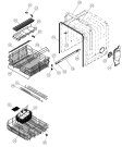 Схема №5 DM 67 SF   -White Bi (900001121, DW20.2) с изображением Сенсорная панель для электропосудомоечной машины Gorenje 266441