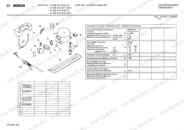 Взрыв-схема холодильника Bosch 0704414019 GTN410 - Схема узла 02