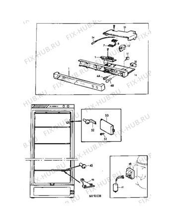 Взрыв-схема холодильника Zanussi ZVC280C - Схема узла C10 Cold, users manual