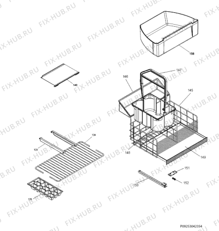 Взрыв-схема холодильника Electrolux IK32511LI - Схема узла Furniture