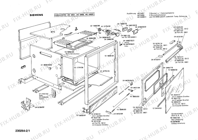 Схема №2 HN5459 с изображением Заглушка для плиты (духовки) Siemens 00012492