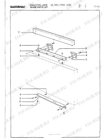 Взрыв-схема холодильника Gaggenau IK551035 - Схема узла 13