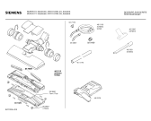 Схема №2 VS71157 super 711 electronic с изображением Верхняя часть корпуса для мини-пылесоса Siemens 00286071