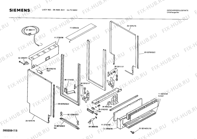 Схема №6 0730203500 SMU2200 с изображением Панель Siemens 00019219