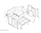 Схема №5 HB76RU561A с изображением Фронтальное стекло для духового шкафа Siemens 00688405