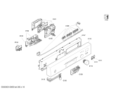 Схема №3 SGI56E35EU с изображением Панель управления для электропосудомоечной машины Bosch 00668151