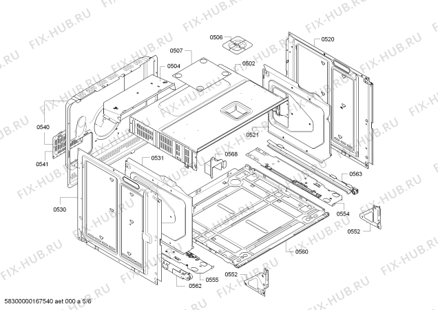 Схема №4 HEB73D551 с изображением Ручка переключателя для духового шкафа Bosch 00624134