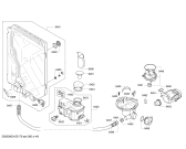 Схема №2 SMS57E18EU с изображением Передняя панель для посудомоечной машины Bosch 00704813