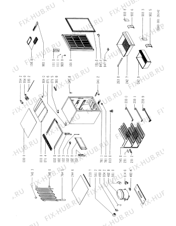 Схема №1 GKMC 1343 WS с изображением Шарнир для холодильной камеры Whirlpool 481941719318