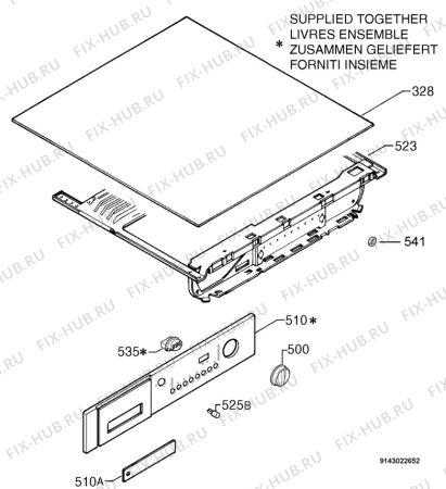 Взрыв-схема стиральной машины Aeg Electrolux L14700VIT - Схема узла Command panel 037