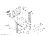 Схема №3 HCE854821 с изображением Фронтальное стекло для плиты (духовки) Bosch 00685234